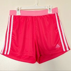 *BRAND NEW* Addidas Pink With White Comfy Stretchy Shorts